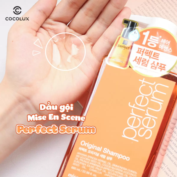 Dầu Gội Mise En Scene Hỗ Trợ Phục Hồi Tóc Hư Tổn 680ml (Cam)