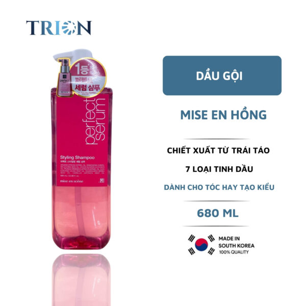 Dầu Gội Miseen Scene Perfect Serum Styling Shampoo 680ml