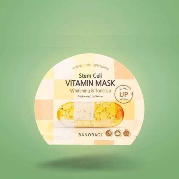 Mặt Nạ Banobagi Stem Cell Vitamin Mask Whitening & Tone-Up 30g
