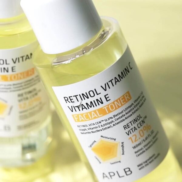 Toner Dưỡng Ẩm Trắng Da Chống Lão Hóa Ngừa Nếp Nhăn APLB Retinol Vitamin C Vitamin E Facial Toner 160ml