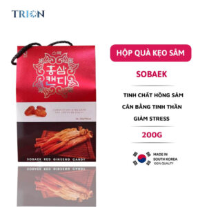 Kẹo Hồng Sâm Sobaek Hàn Quốc Hộp Giấy 200g