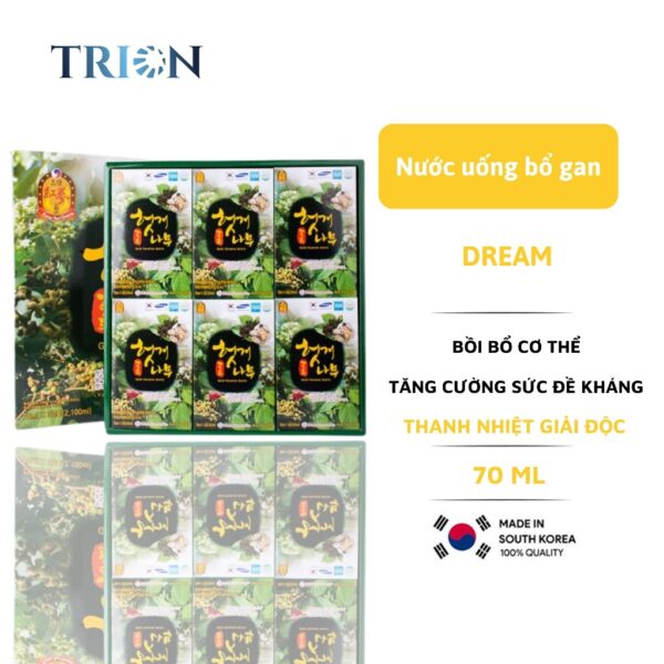 Nước Giải Rượu Bổ Gan Dream 70ml x 30 gói