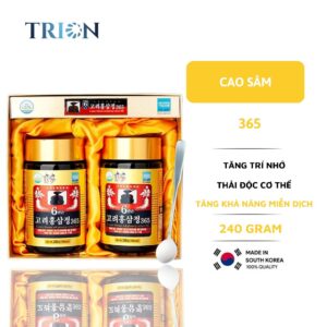 Cao Hồng sâm 6 năm tuổi Sobaek Red Ginseng Extract Hộp 2 hũ (240g x 2)