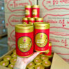 Kẹo Hồng Sâm Sobaek Hàn Quốc Hộp Tròn Làm Quà Biếu Tặng 200g